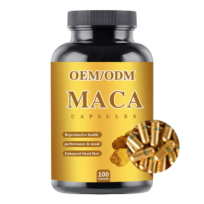Αρσενική κάψα συμπληρωμάτων ρίζας Maca αυξήσεων cOem 1500 MG