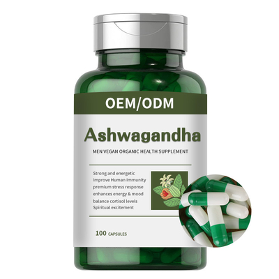 Κάψες Gummies συμπληρωμάτων Ashwagandha ODM για την αύξηση ατόμων