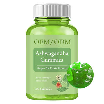 Ενεργειακή ασυλία ανακούφισης πίεσης Gummies συμπληρωμάτων cOem 60 Ashwagandha
