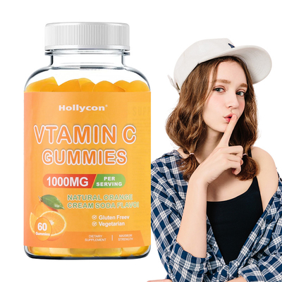 Βιταμίνη C 1000mg Gummies FDA για το καμμένος δονούμενο δέρμα ενηλίκων και παιδιών