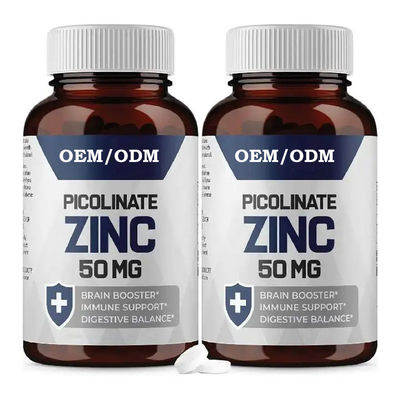 OEM Πικολινικό Ζύκκο 30mg Καλά Απορροφήσιμο Συμπλήρωμα Για την Ανοσολογική Δραστηριότητα Ανάπτυξης