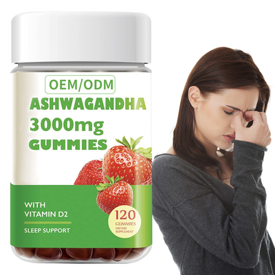 Οι Gummy 60 μικτές αρίθμηση εγκαταστάσεις Vegan μούρων βιταμινών d Ashwagandha βάσισαν μη το ΓΤΟ