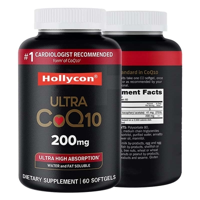 Προσαρμοσμένα Coenzyme Q10 cOem συμπληρωμάτων συμπληρώματα Softgels