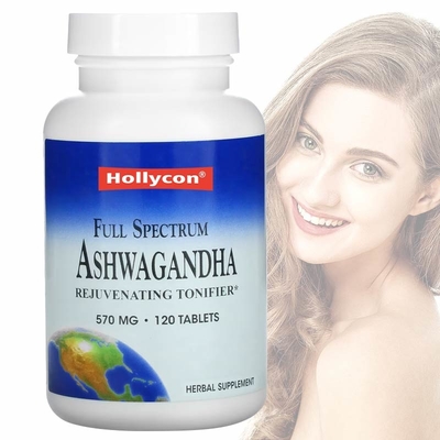 OEM ρίζα Ashwagandha λευκαντική δερματική κάψουλες 120 δισκία Εύκολο κατάποση ασβέστιο
