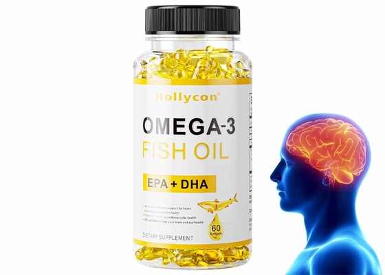 Συμπλήρωμα διατροφής Ωμέγα 3 Softgels για την υγεία του εγκεφάλου και της καρδιάς