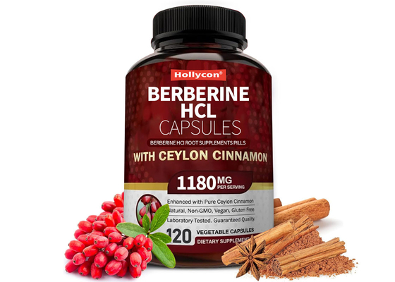 ODM 120pcs Berberine HCL κάψουλες για το ανοσοποιητικό σύστημα και υγιή διαχείριση βάρους