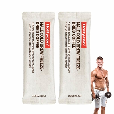 OEM Άνδρας Cold Brew Freeze-Dried Coffee Ενέργεια Booster Αντοχή Δυναμικό Ανδρών Ενίσχυση άμεση σκόνη καφέ