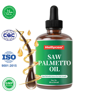 Ενα συμπλήρωμα Saw Palmetto Οργανικό έλαιο Saw Pelmetto για την ενίσχυση της ρίζας των μαλλιών