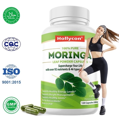 Καψούλες σκόνης Moringa για υποστήριξη του ελέγχου βάρους