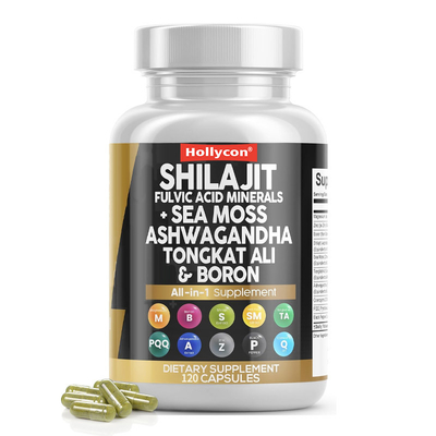 Φυσικές Φυτικές Καψούλες Shilajit 30 μερίδες 2 κάψουλες ανά μερίδα