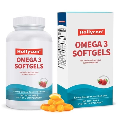 Ωμέγα 3 Softgels υψηλής έντασης DHA φόρμουλα για τη στήριξη του εγκεφάλου και του νευρικού συστήματος