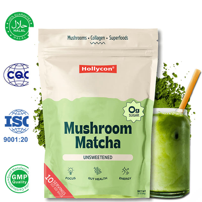 Εργοστάσιο Οργανικό Μανιτάρι Matcha Powder Υποστήριξη Εστίαση Ενέργεια Υγιεινή