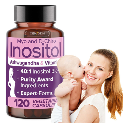 OEM Myo- Inositol και D- Chiro Inositol Συμπλήρωμα για Γυναίκες Καψάκια Inositol