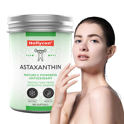 OEM Ισλανδικά Softgels Astaxanthin για την υγεία του δέρματος 12mg Astaxanthin Softgels
