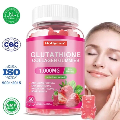 OEM Glutathione Collagen Gummies Συμπλήρωμα για Λευκανισμό του Δέρματος Glutathione Collagen Gummies