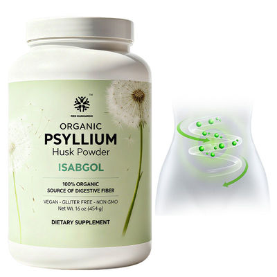 OEM / ODM Organic Psyllium Husk Powder 16 oz - Psyllium Husk Powder Organic for Gut Cleanse & Regularity - Premium Fiber Supplement - Vegan, Gluten-Free, Non-GMO No Added Sugar , custom Formula