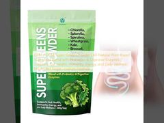 OEM / ODM Σκόνη Super Greens | Φυσικό Μείγμα Superfood φυτικής προέλευσης με προβιοτικά & πεπτικά ένζυμα | Υποστηρίζει την υγεία του εντέρου, την ανοσία, την ενέργεια και την καθημερινή ευεξία Χωρίς προσθήκη ζάχαρης, προσαρμοσμένη φόρμουλα